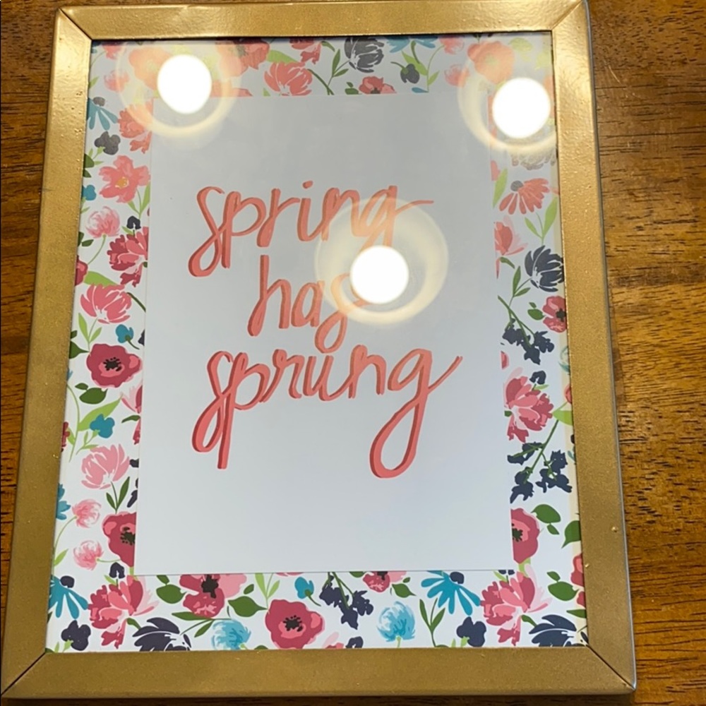“Spring Has Spring” Wall Art